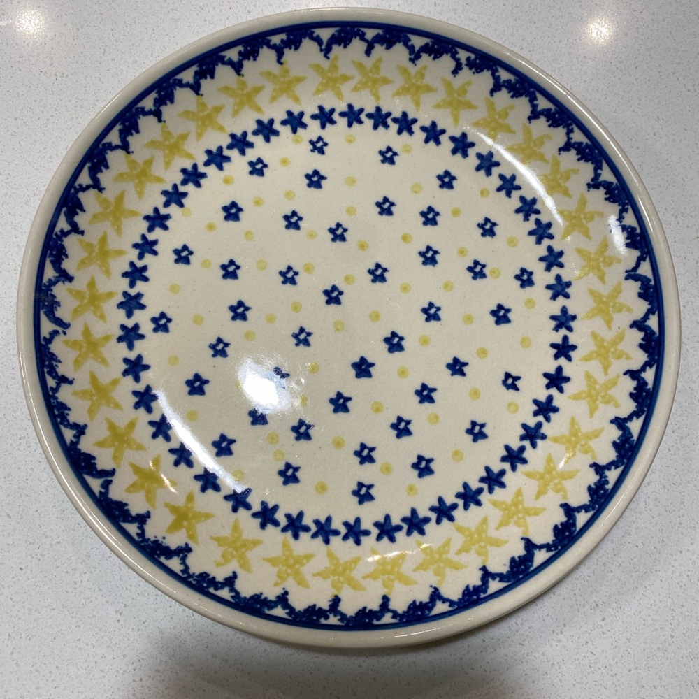 POLISH POTTERY 8" PLATE